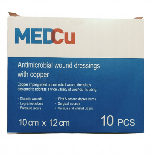 MedCu Krytie na rany antimikrobiálne