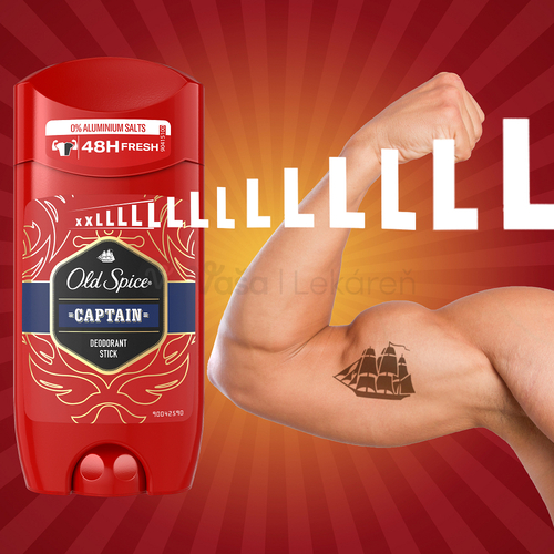 Old Spice Captain Tuhý deodorant pre mužov