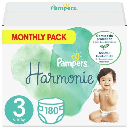 Pampers Harmonie 3 Detské plienky (6 - 10 kg)