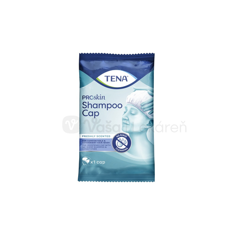 Tena Shampoo Cap (Bezoplachový šampón a kondicionér v čiapke)