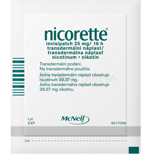 Nicorette Invisipatch 25 mg/16 h