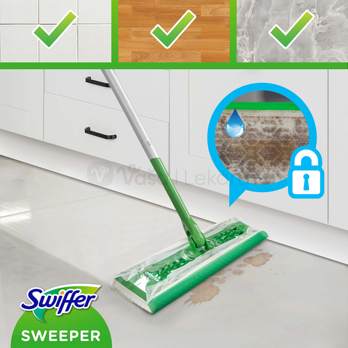 Swiffer Sweeper Dry + Wet Štartovacia sada na podlahy