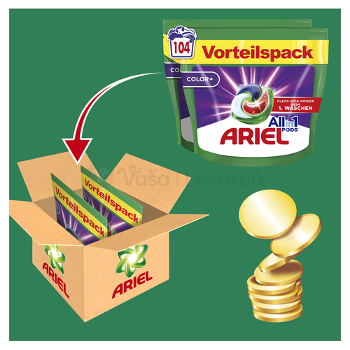 Ariel All-in-1 Pods Color Gélové kapsuly na pranie
