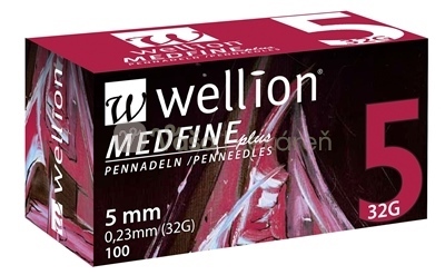 Wellion Medfine Plus Penneedles 5 mm (32G) Ihly do inzulínového pera