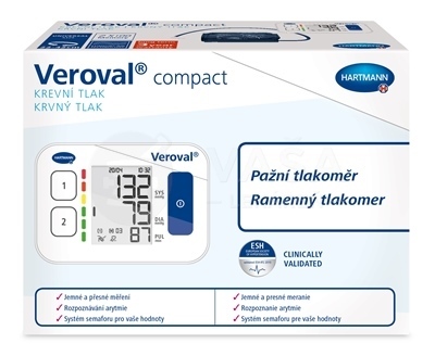 Veroval Compact BPU22 Ramenný digitálny tlakomer s univerzálnou manžetou (22 - 42 cm)