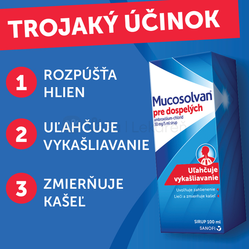 Mucosolvan Sirup pre dospelých