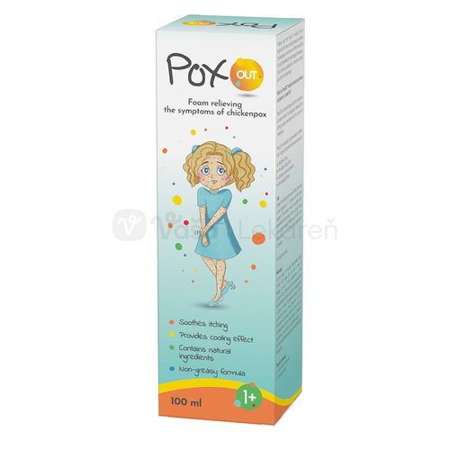 PoxOut Pena na zmiernenie príznakov ovčích kiahní