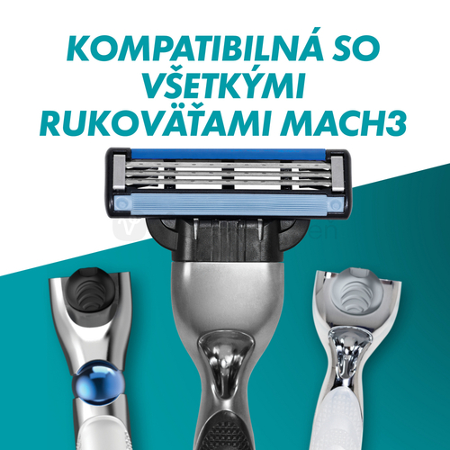 Gillette Mach3 Pánske náhradné holiace hlavice