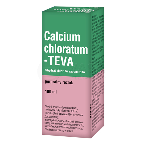 Calcium Chloratum-Teva Kalciový sirup