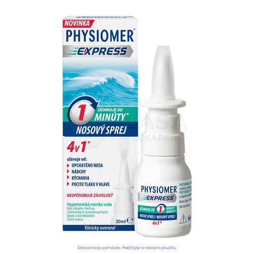 Physiomer Express Hypertonický nosový sprej