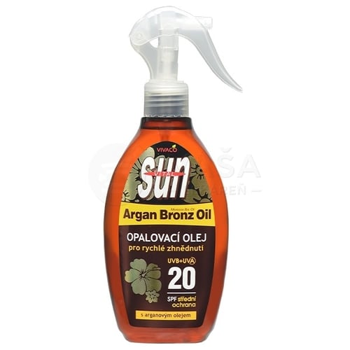 Sun Argan Bronz Oil olej na opaľovanie v spreji SPF20