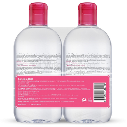 Bioderma Sensibio H2O Festival Micelárna pleťová voda na citlivú pleť (Výhodné duo balenie)