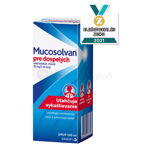 Mucosolvan Sirup pre dospelých
