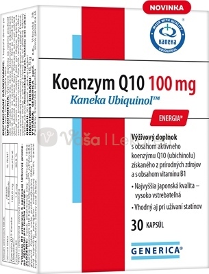 GENERICA Koenzym Q10 100 mg Kaneka Ubiquinol