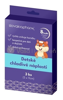 Slovakiapharm Detské chladivé náplasti (5 x 11 cm)