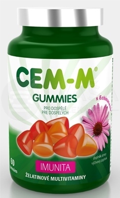 CEM-M Gummies Imunita multivitamíny pre dospelých (s echinaceou)