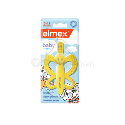 Elmex Baby Hryzátko a zubná kefka pre deti (0-12 mesiacov)