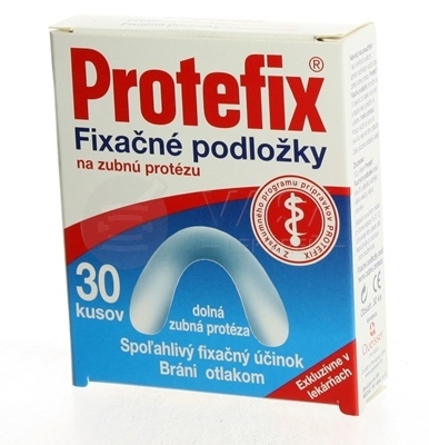 Protefix Fixačné podložky na dolnú zubnú protézu
