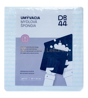 Dr. 44 Umývacia mydlová špongia bez nutnosti oplachu