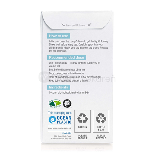 Better You Vitamín D 400 Infant