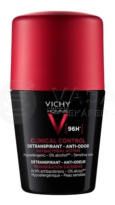 Vichy Homme Clinical Control 96H Roll-on Detranspirant proti zápachu
