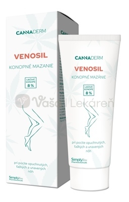 Cannaderm Venosil Konopné mazanie na unavené nohy
