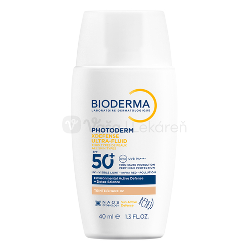 Bioderma Photoderm XDefense Ultra fluid na opaľovanie SPF 50+ (svetlý)