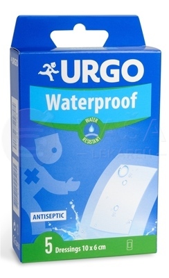 Urgo Waterproof Vodeodolná náplasť priehľadná (10 x 6 cm)