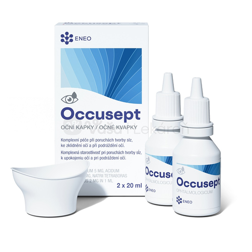 Occusept ENEO Očné kvapky s vaničkou