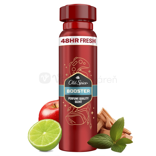 Old Spice Booster Deodorant v spreji pre mužov, 48H sviežosť a bez hliníka