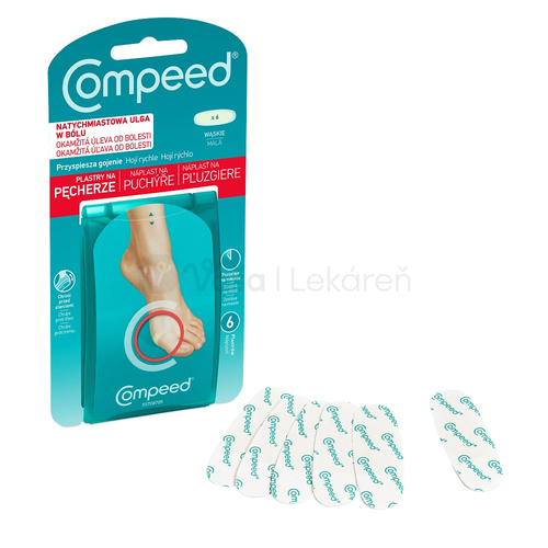 Compeed Gélová náplasť na pľuzgiere na nohách (malá)