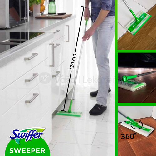 Swiffer Sweeper Dry + Wet Štartovacia sada na podlahy