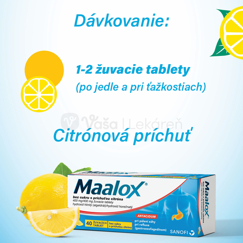 Maalox Bez cukru