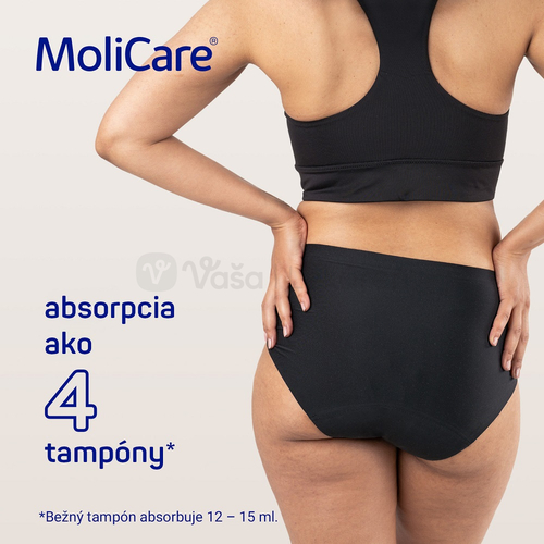 MoliCare Lady L  Absorpčná prateľná spodná bielizeň pre ženy
