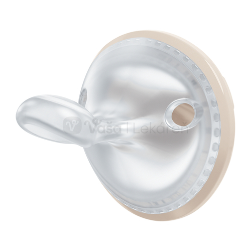 NUK MommyFeel Silikónový cumlík v boxe (0-9 mesiacov), rôzne farby