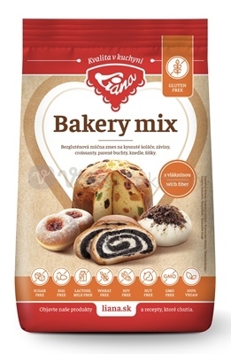 Liana Bakery Mix Bezlepková zmes na kysnuté cesto