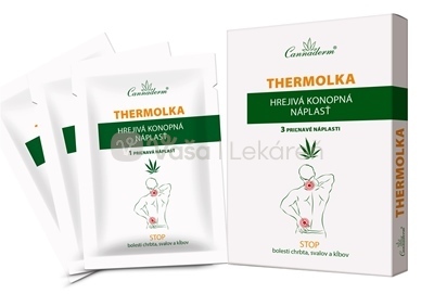 Cannaderm Thermolka Hrejivá konopná náplasť