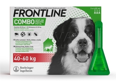 FRONTLINE Combo Spot-On pre psy XL (40-60 kg)