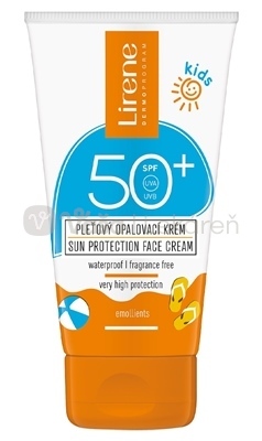 Lirene Sun Kids Pleťový opaľovací krém SPF50+