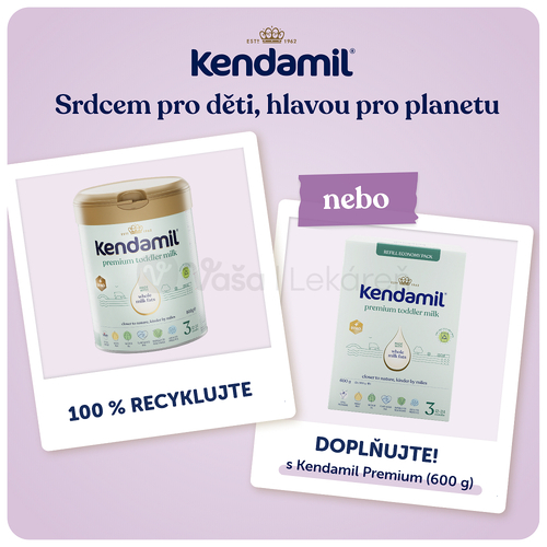 Kendamil Premium 3 HMO+ Mliečna výživa malých detí (od ukončeného 12. mesiaca)