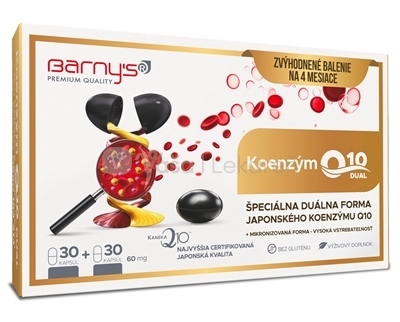 Barny's Koenzým Q10 Dual 60 mg (Výhodné balenie)