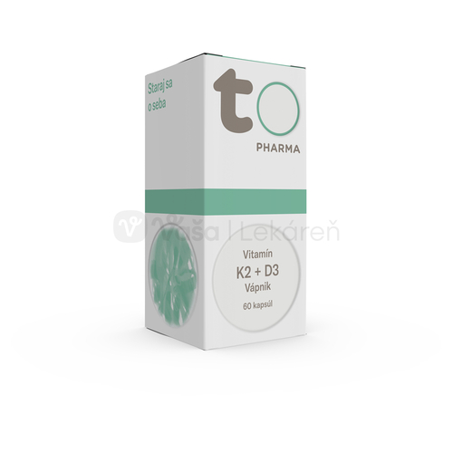 TOTO Vitamín K2 + D3, Vápnik