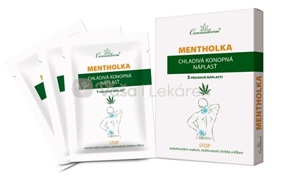 Cannaderm Mentholka Chladivá konopná náplasť