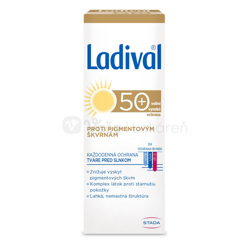 Ladival Anti-spot Anti-aging zmatňujúci krém na pleť s pigmentovými škvrnami SPF50+