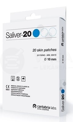 Saliver - 20 Náplasť na odstránenie bradavíc s kyselinou salicylovou