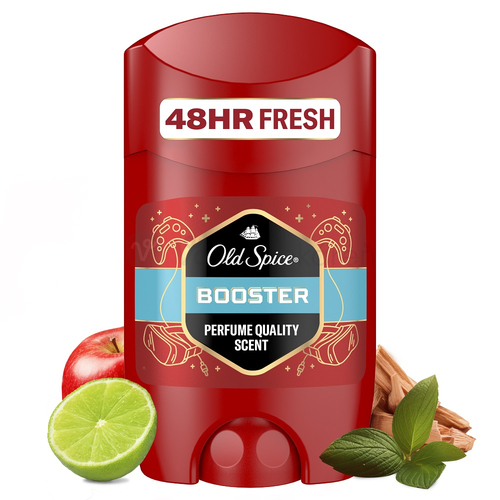 Old Spice Booster Tuhý deodorant pre mužov, 48H sviežosť