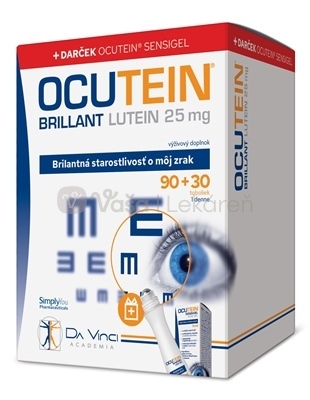 Da Vinci Ocutein Brillant Luteín 25 mg + darček