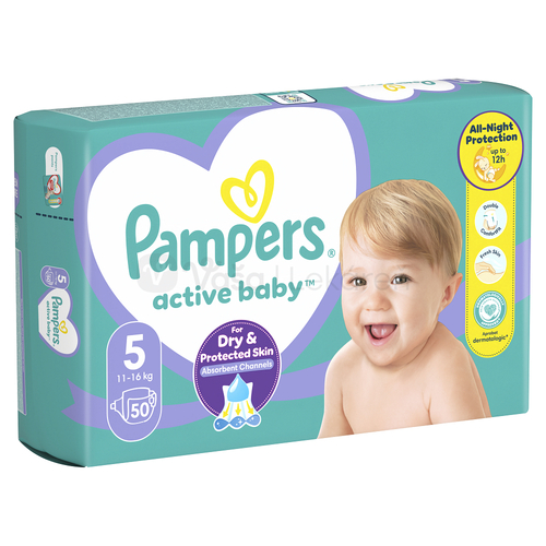 Pampers Active Baby 5 Detské plienky (11 - 16 kg) Maxi Pack