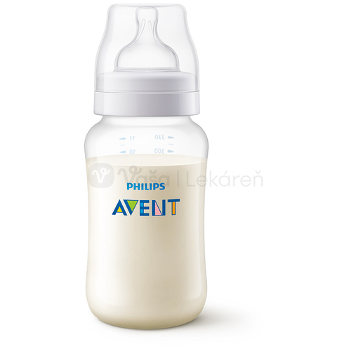 AVENT Fľaša Anti-colic, cumlík 3m+, antikolikový ventil
