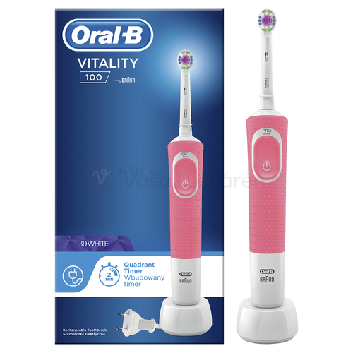 Oral-B Vitality 100 3D White Pink
